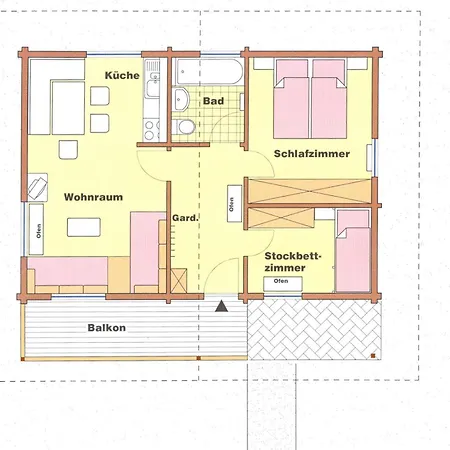 Ferienbungalows Mohr Prázdninový dům *